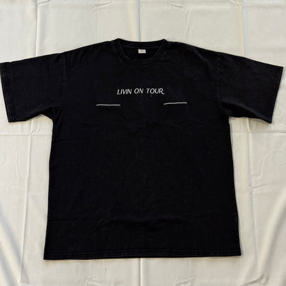 Livin On Tour-Washed style T-shirt