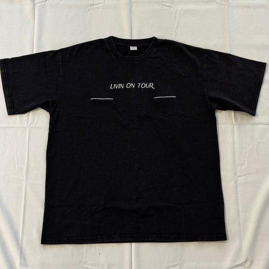 Livin On Tour-Washed style T-shirt